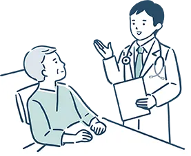 診察のイラスト画像